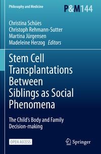 Produktbild: Stem Cell Transplantations Between Siblings as Social Phenomena