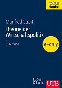 Produktbild: Theorie der Wirtschaftspolitik