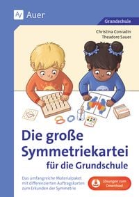 Produktbild: Die gro&szlig;e Symmetriekartei f&uuml;r die Grundschule