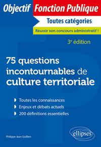 Produktbild: 75 questions incontournables de culture territoriale