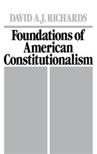 Produktbild: Foundations of American Constitutionalism