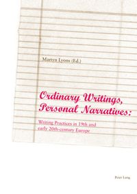 Produktbild: Ordinary Writings, Personal Narratives