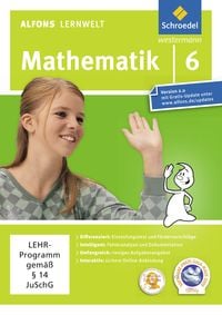 Produktbild: Alfons Lernwelt - Mathematik 6: Ausgabe 2009 (PC+MAC)
