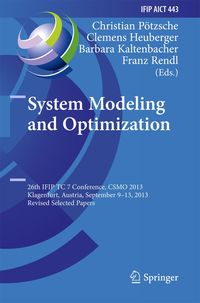 Produktbild: System Modeling and Optimization