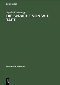 Produktbild: Die Sprache von W. H. Taft