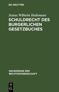 Produktbild: Schuldrecht des Burgerlichen Gesetzbuches