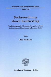 Produktbild: Sachzuordnung durch Kaufvertrag.