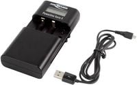 Produktbild: Ansmann Powerline Vario X 1001-0085 Kamera-Ladeger&auml;t Passender Akku LiIon, LiPo, NiMH