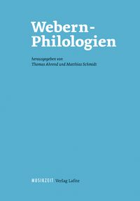 Produktbild: Webern-Philologien