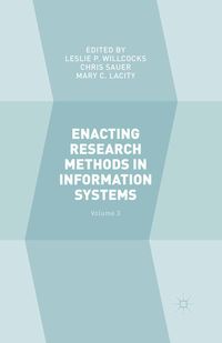 Produktbild: Enacting Research Methods in Information Systems: Volume 3