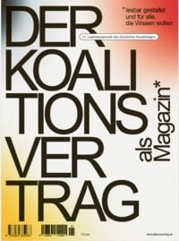 Produktbild: Der Koalitionsvertrag als Magazin