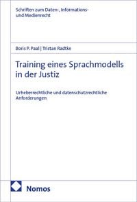 Produktbild: Training eines Sprachmodells in der Justiz