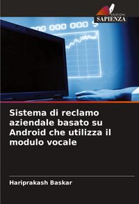 Produktbild: Sistema di reclamo aziendale basato su Android che utilizza il modulo vocale