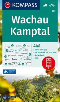 Bild vom Artikel KOMPASS Wanderkarte 207 Wachau, Kamptal 1:50.000 vom Autor Kompass-Karten GmbH
