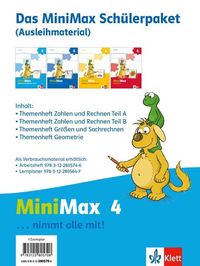 Bild vom Artikel MiniMax .Schülerpaket 4. Schuljahr Ausleihmaterial vom Autor 