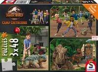 Produktbild: Jurassica World Camp Cretaceous, Neue Abenteuer, Abenteuer auf Isla Nublar, 3x48 Teile