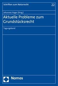 Produktbild: Aktuelle Probleme zum Grundst&uuml;cksrecht