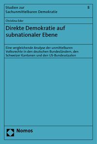 Produktbild: Direkte Demokratie auf subnationaler Ebene