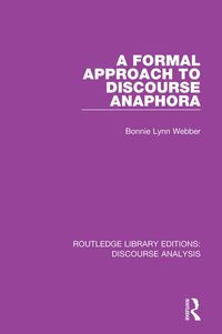 Produktbild: A Formal Approach to Discourse Anaphora