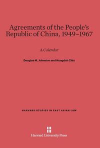 Produktbild: Agreements of the People's Republic of China, 1949-1967