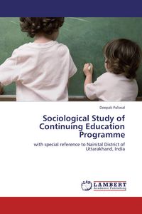 Produktbild: Sociological Study of Continuing Education Programme