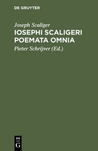 Produktbild: Iosephi Scaligeri Poemata omnia