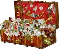 Produktbild: A3-Wand-Adventskalender &ndash; Weihnachtskoffer