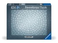 Produktbild: Ravensburger Puzzle 12000071 - Krypt Puzzle Silber - Puzzle mit 654 silbernen Teilen, tolle Herausforderung f&uuml;r Puzzle-Profis ab 14 Jahren