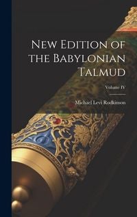 Produktbild: New Edition of the Babylonian Talmud; Volume IV