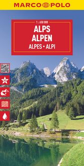 Produktbild: MARCO POLO Reisekarte Alpen 1:650.000