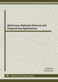 Produktbild: Machinery, Materials Science and Engineering Applications, MMSE2012