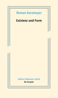Produktbild: Existenz und Form