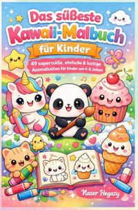 Produktbild: Das s&uuml;&szlig;este Kawaii-Malbuch f&uuml;r Kinder