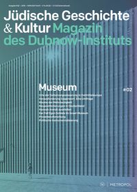 Produktbild: J&uuml;dische Geschichte & Kultur. Magazin des Dubnow-Instituts
