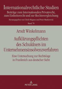 Produktbild: Aufklaerungspflichten des Schuldners im Unternehmensinsolvenzverfahren