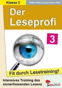 Produktbild: Der Leseprofi - Fit durch Lesetraining / Klasse 3