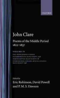 Produktbild: John Clare: Poems of the Middle Period, 1822-1837