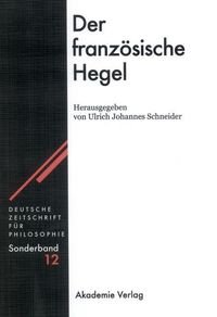 Produktbild: Der franz&ouml;sische Hegel