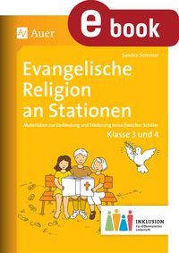 Produktbild: Evangelische Religion an Stationen 3-4 Inklusion