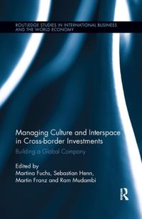 Produktbild: Managing Culture and Interspace in Cross-border Investments