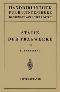 Produktbild: Statik der Tragwerke