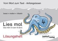 Produktbild: Lies mal Band 4 - Das Heft mit dem Kraken (L&ouml;sungsheft)