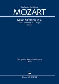 Produktbild: Missa solemnis in C (Klavierauszug)