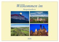 Produktbild: Willkommen im Burgenlandkreis (Wandkalender 2026 DIN A2 quer), CALVENDO Monatskalender