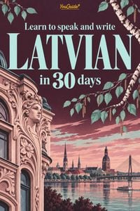 Produktbild: Learn to speak and write Latvian in 30 days