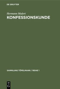 Produktbild: Konfessionskunde