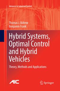 Produktbild: Hybrid Systems, Optimal Control and Hybrid Vehicles