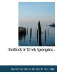 Produktbild: Handbook of Greek Synonymes...