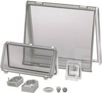 Produktbild: Fibox L 24 II 3730776 Sichtfenster Deckel Transparent, mit Scharnier (L x B) 248 mm x 218 mm Polycarbonat Klar 1 St.