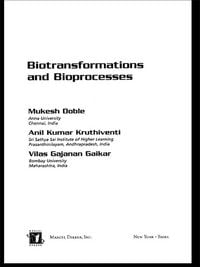 Produktbild: Biotransformations and Bioprocesses